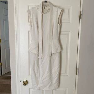 Badgley Mischka size 4 white dress